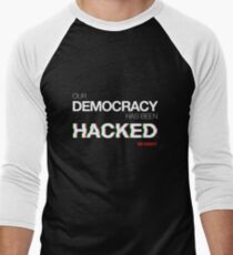 hacked Men's Baseball ¾ T-Shirt