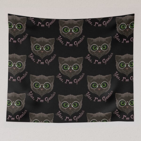 Item preview, Cat lover - Yes, I'm genius cat  designed and sold by marzills.
