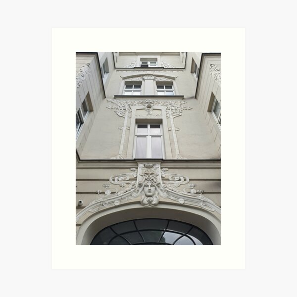 Art Nouveau architecture in Poznan, Poland Art Print