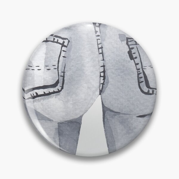 Item preview, Funny big butt skinny waist effect blue jeans  designed and sold by Lizzysszhou.
