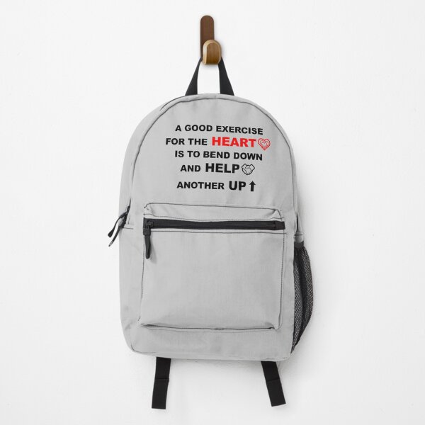 Item preview, Good exercise for the heart is to bend down and help another up designed and sold by StudioKokor.