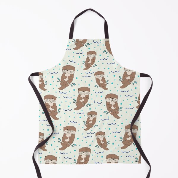 Item preview, Sea Otter Pattern, Sea Otter Seamless Pattern, Sea Otter designed and sold by graphic-genie.