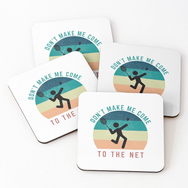 Item preview,  dont make me come to the net-badminton is calling-funny sports designed and sold by Ammar-the-goat.