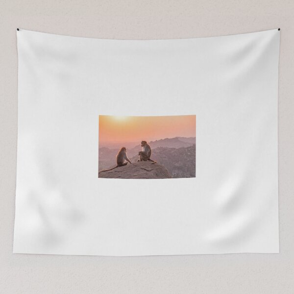 Item preview, Hampi temple monkeys, India designed and sold by Geoff Shoults.