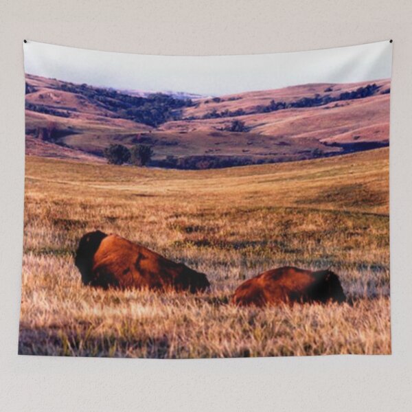 Item preview, Buffalo in the Grasslands designed and sold by KR Art Studio.