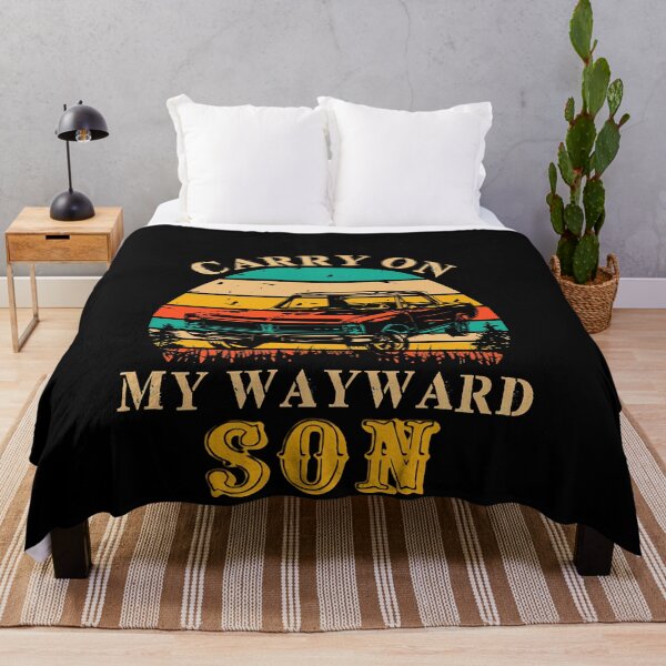 Item preview, Carry On My Wayward Son Retro Vintage designed and sold by tristankorine.