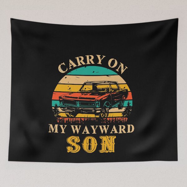 Item preview, Carry On My Wayward Son Retro Vintage designed and sold by tristankorine.