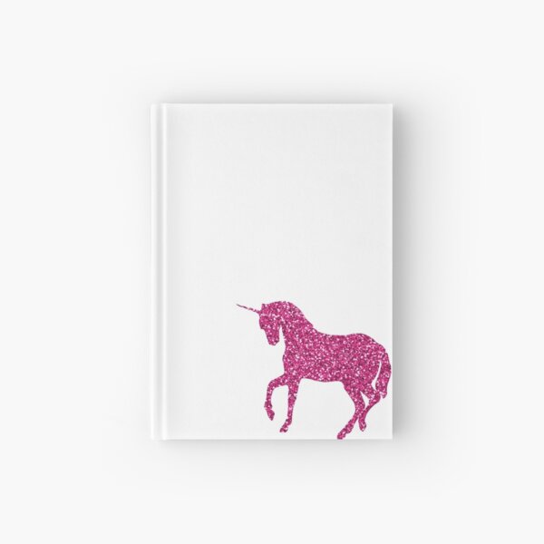 Pink Holo Glitter Unicron Hardcover Journal