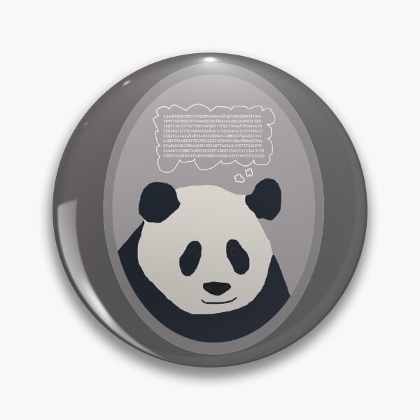 Item preview, Panda Bear Contemplating Pi designed and sold by Amy Hadden.