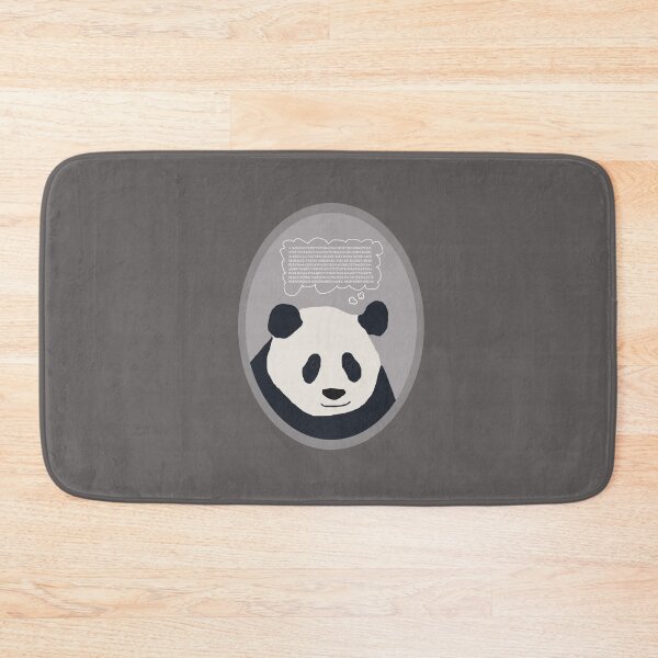 Item preview, Panda Bear Contemplating Pi designed and sold by Amy Hadden.