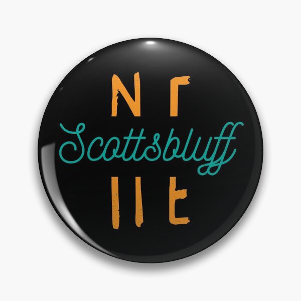 Item preview, Scottsbluff Nebraska City Typography designed and sold by Creatively Torn.