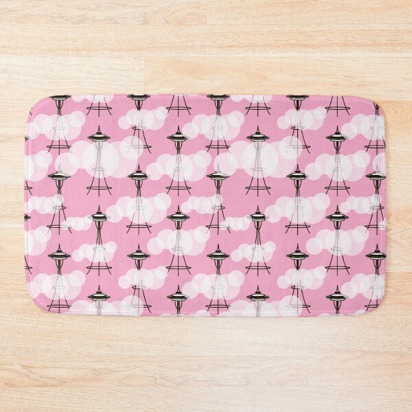 Item preview, Seattle Needle in the Clouds in pink  designed and sold by JAWSCreatives.