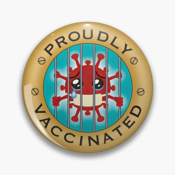 Item preview, Proudly Vaccinated (other colors available) designed and sold by RunningOnFumes.