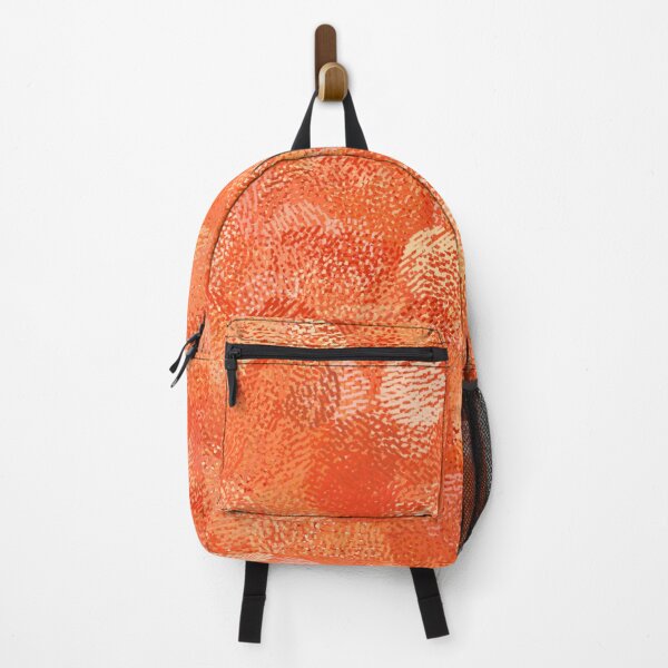 Item preview, Peach Brush Abstract Circle Pattern designed and sold by ColorPopArtBoutique.