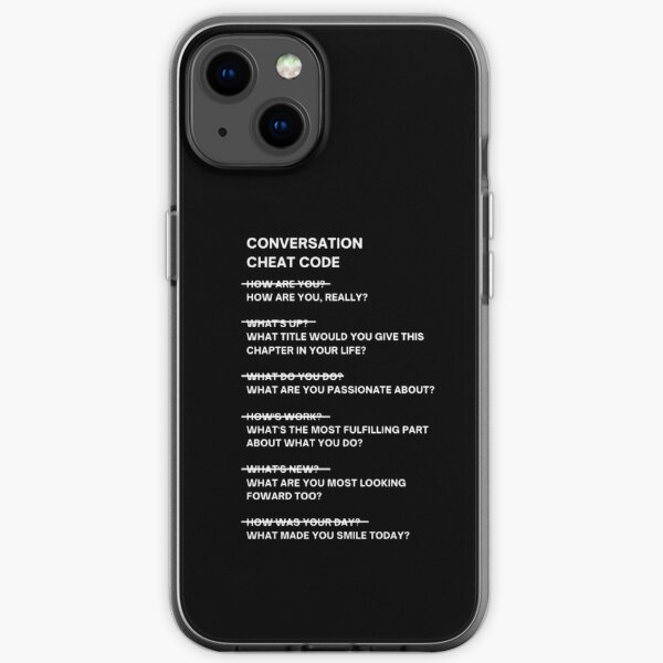 Conversation Cheat Code iPhone Soft Case