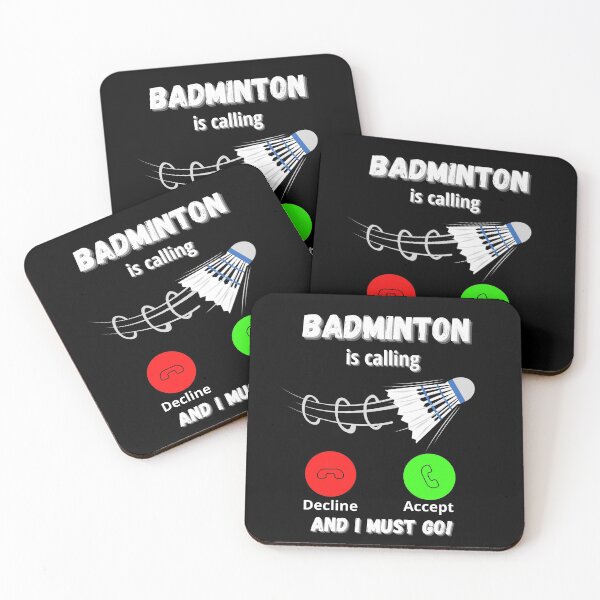 Item preview, Badminton Is Calling And I Must Go - Sports, Athlete, Game, For Badminton Lovers designed and sold by Sun Sand & Sea Art.