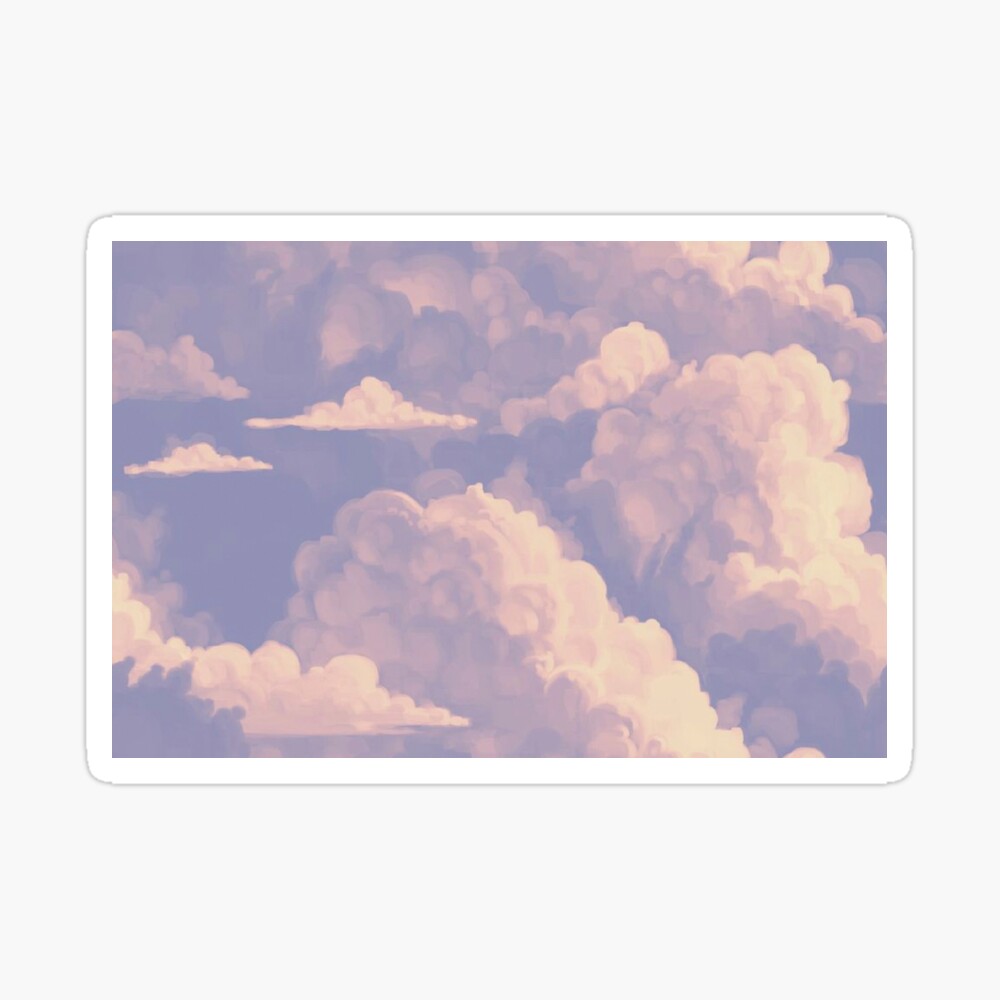 cute cloud painting