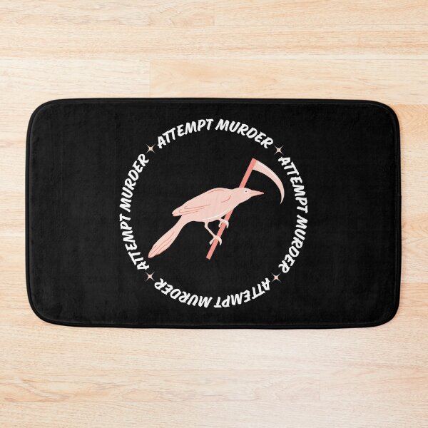 Item preview, Attempt Murder Pink Crow with Scythe designed and sold by llevine2934.