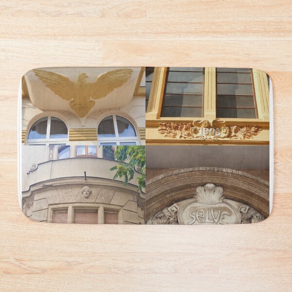 Item preview, Art Nouveau decoration details collage designed and sold by TalBright.
