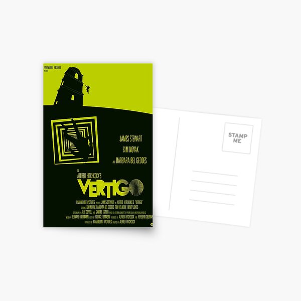 Alfred Hitchcock's Vertigo Carte postale