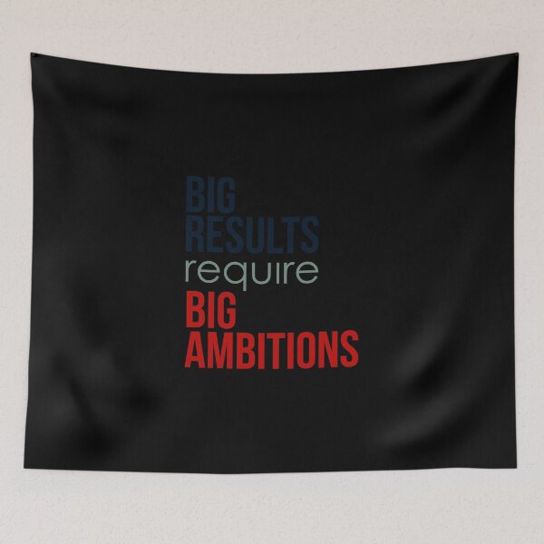 Item preview, Big Results Require Big Ambitions - Mens Womens Motivational Graphic T shirt designed and sold by VomHaus.