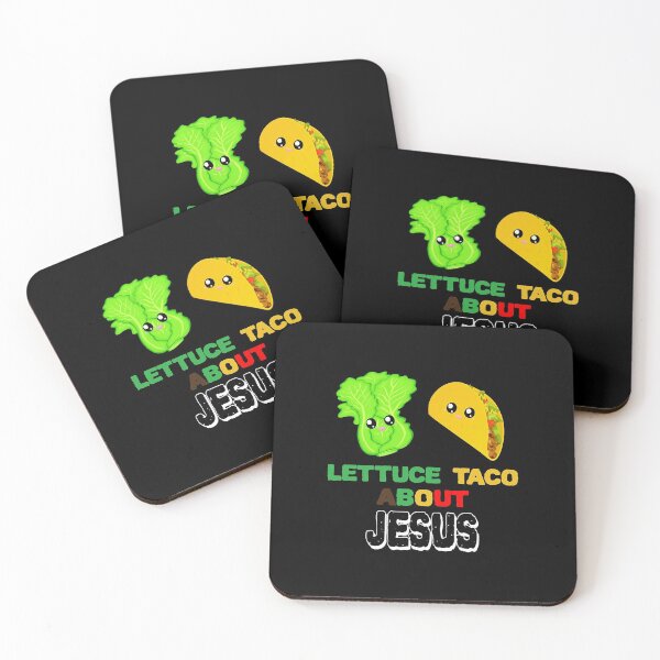Item preview, Lettuce Taco About Jesus -Let Us Talk About Jesus Pun  designed and sold by nyCatron00.