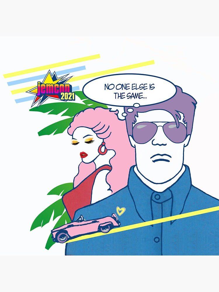 Thumbnail 3 of 3, Sticker, Jem & The Holograms - No One Else Is The Same JemCon 2021 designed and sold by JemCon.