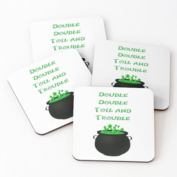Item preview, Double Double Toil and Trouble designed and sold by WeTrieditatHome.