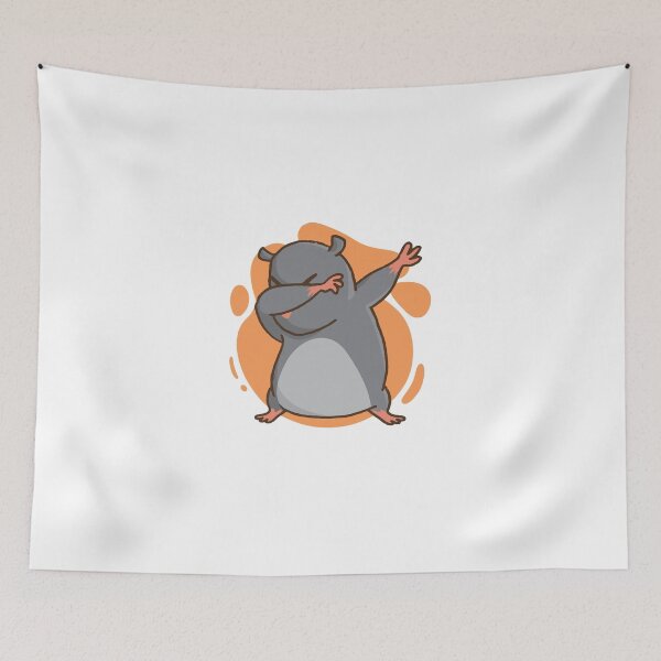 Item preview, mole dabbing  cartoon designed and sold by TRIBExSPACE.