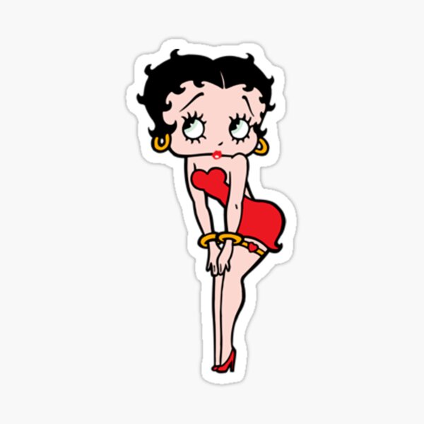 Betty rouge Sticker