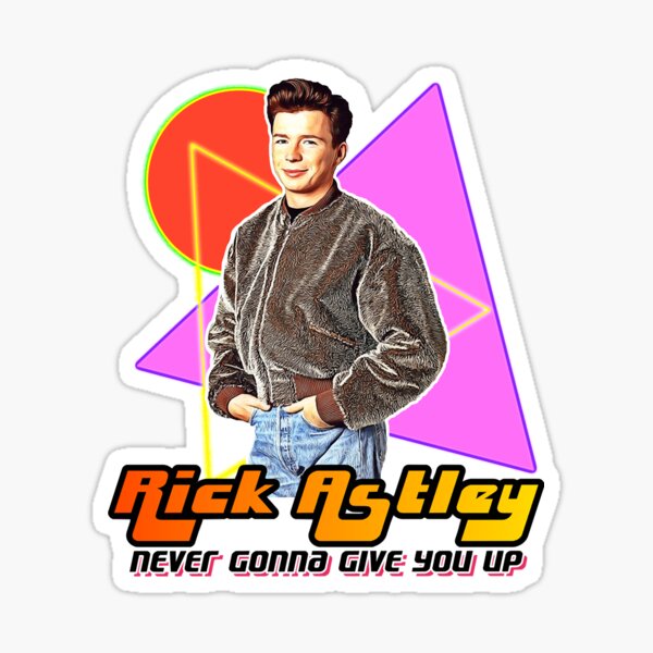 Rick Astley Never Gonna Give You Up Spotify Code Vinyl Decal Rick Roll  Sticker