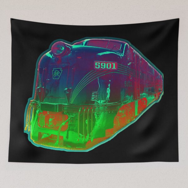 Item preview, I Like Trains- Colorful Retro Train designed and sold by goodguy53.