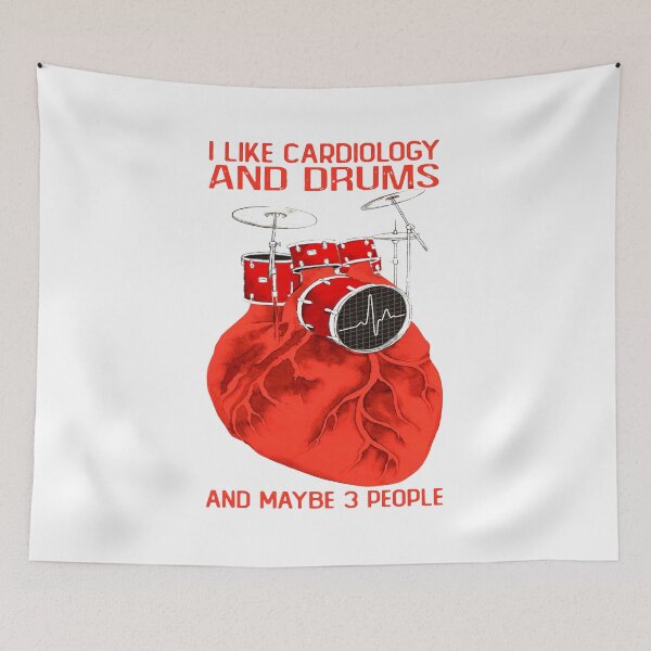 Item preview, I Like Cardiology And Drums And Maybe 3 People designed and sold by Dillan-TShirt.