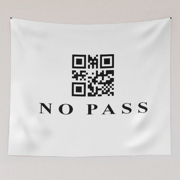 Item preview, No pass and QR code n ° 03 designed and sold by Gotoo.