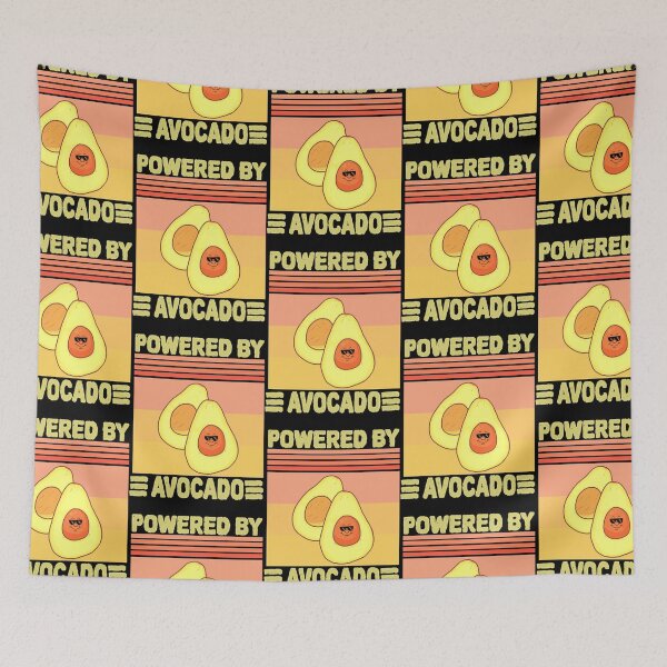 Item preview, Powered By Avocado -Retro  designed and sold by nyCatron00.