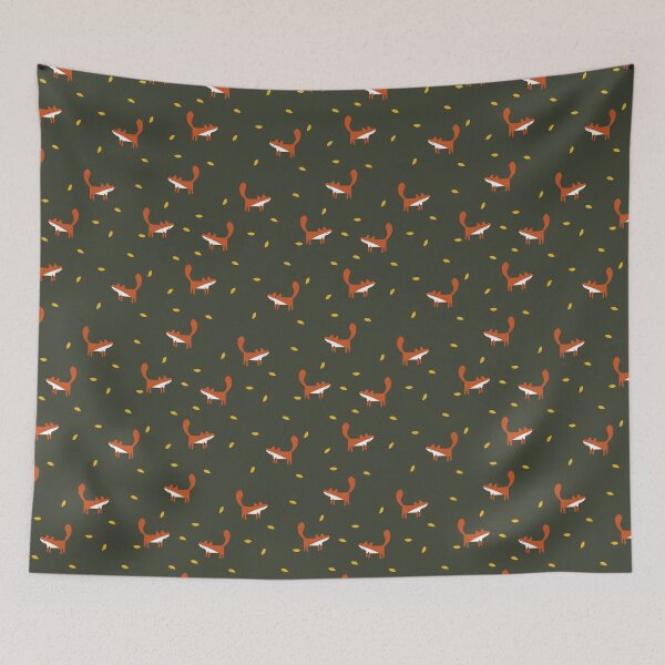 Item preview, fox in fall designed and sold by Laura Wright.