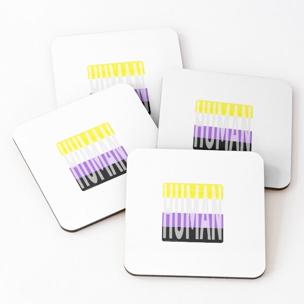 Item preview, Non-Binary And Human designed and sold by Spoonfriendly.