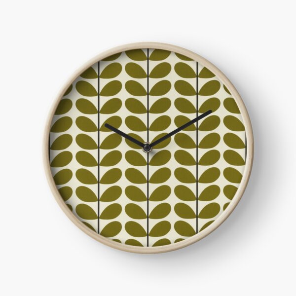 orla kiely multi stem Clock
