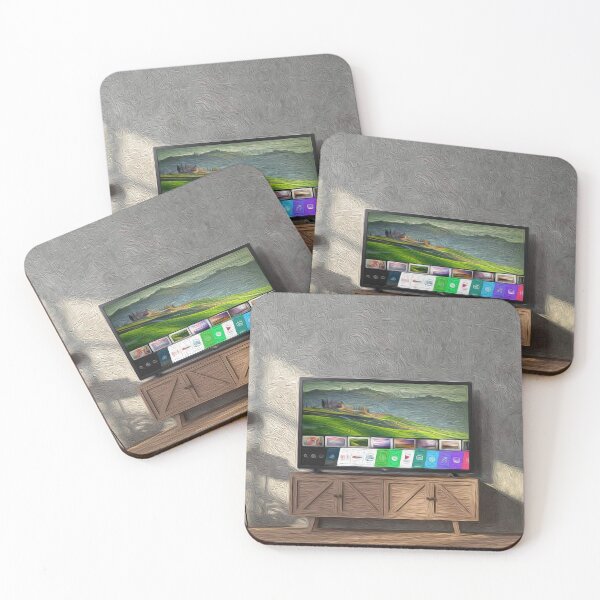 Item preview, oil paint smart tv designed and sold by RavinduDilupa.