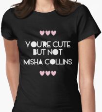 Cute but not Misha Collins - liferuiner 03 Women's Fitted T-Shirt