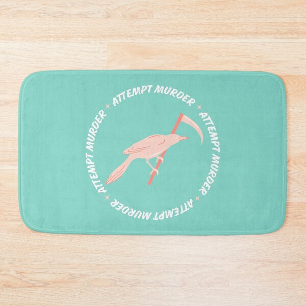 Item preview, Attempt Murder Pink Crow with Scythe Teal Background designed and sold by llevine2934.