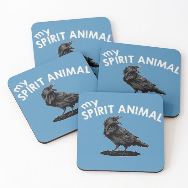 Item preview, My Spirit Animal Raven, is a Native American Zodiac sign Birth totem. Raven people see real magic in all things, Though Indecisive, Ravens Love once gifted is truest of trues | My Spirit Animal Raven designed and sold by PetLovers-Trust.