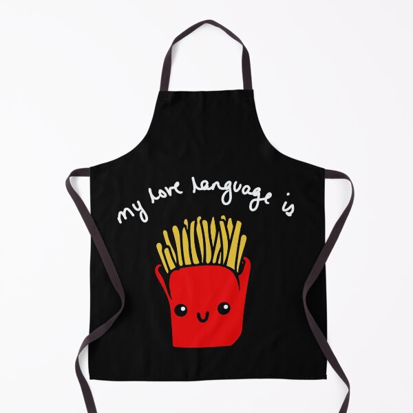 Item preview, My love language is French fries designed and sold by RunningOnFumes.
