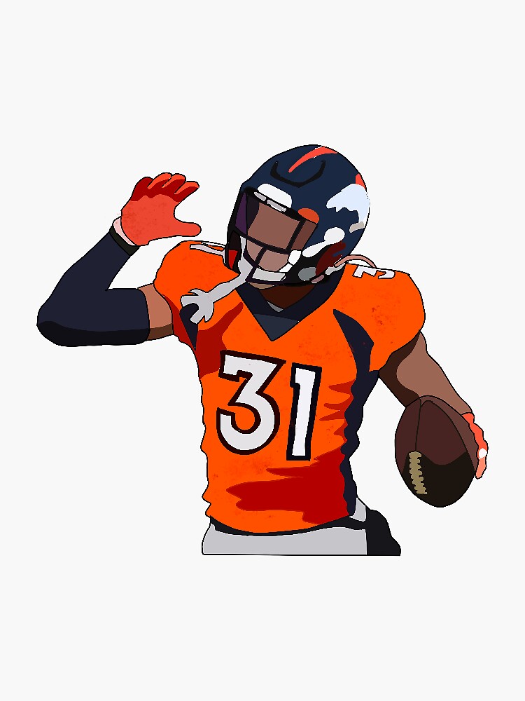 Denver Broncos Justin Simmons American Footballer Painting Wall