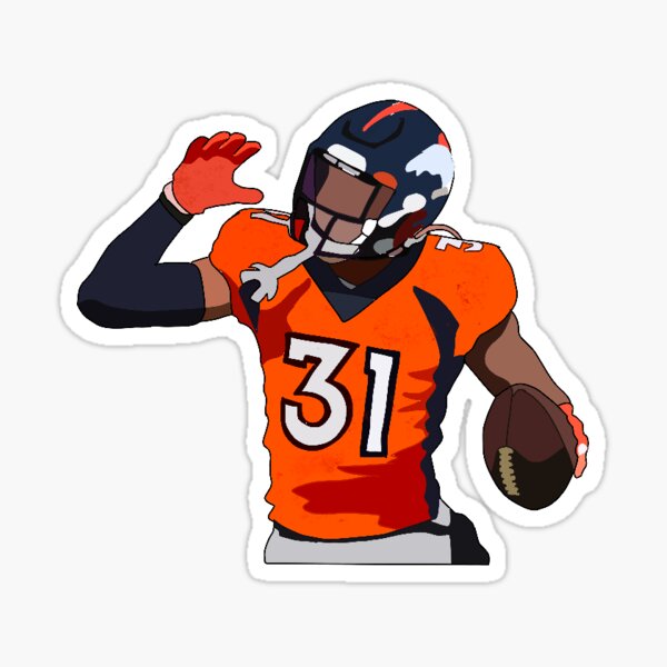 Denver Broncos "Girl" NFL Football Car Laptop Cup Sticker Decal