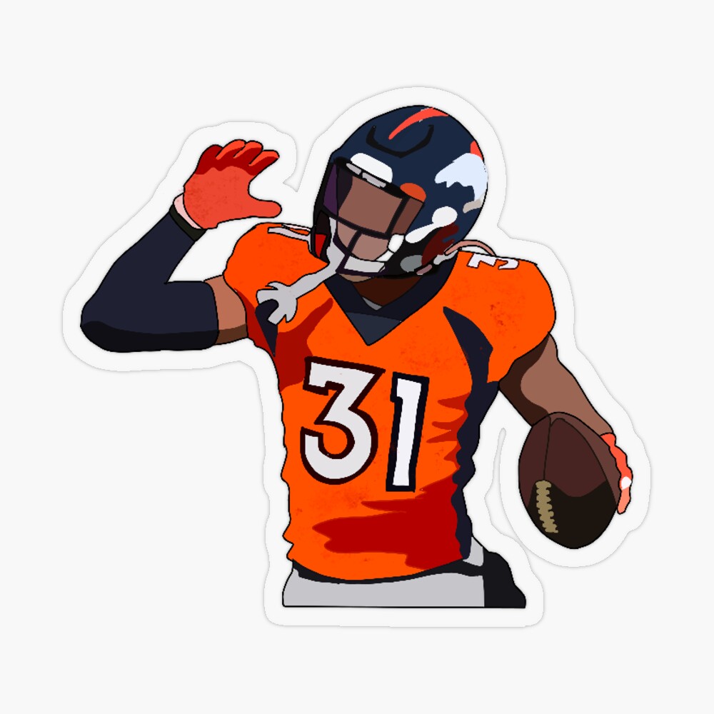 Demaryius Thomas Heart 88 Sticker for Sale by EscherTDesigns