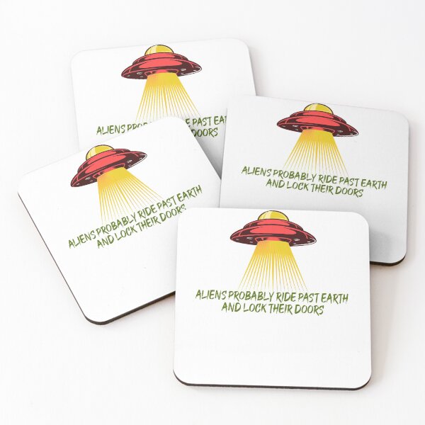 Item preview, Aliens Probably Ride Past Earth And Lock Their Doors  designed and sold by Yassineenns.