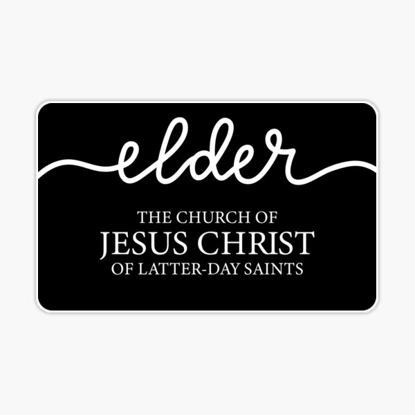 Elder Missionary Nametag elder-missionary-nametag-sticker-for-sale-by-stephiebriggs44-redbubble