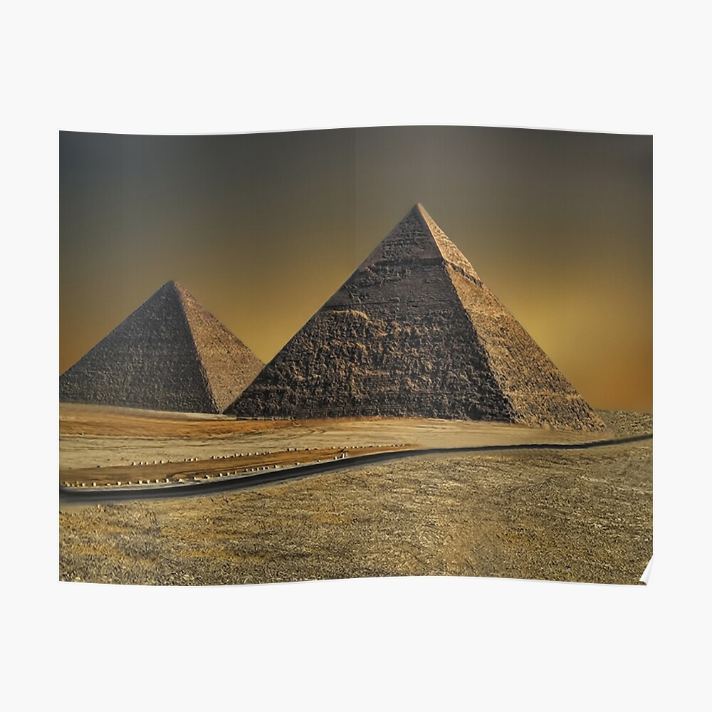 " The Great Pyramid of Giza Cairo Egypt " Poster by Rapture777 Redbubble