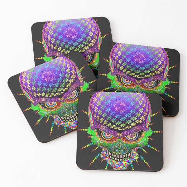 Item preview, Crazy Skull Psychedelic Explosion designed and sold by hazzarduregina.